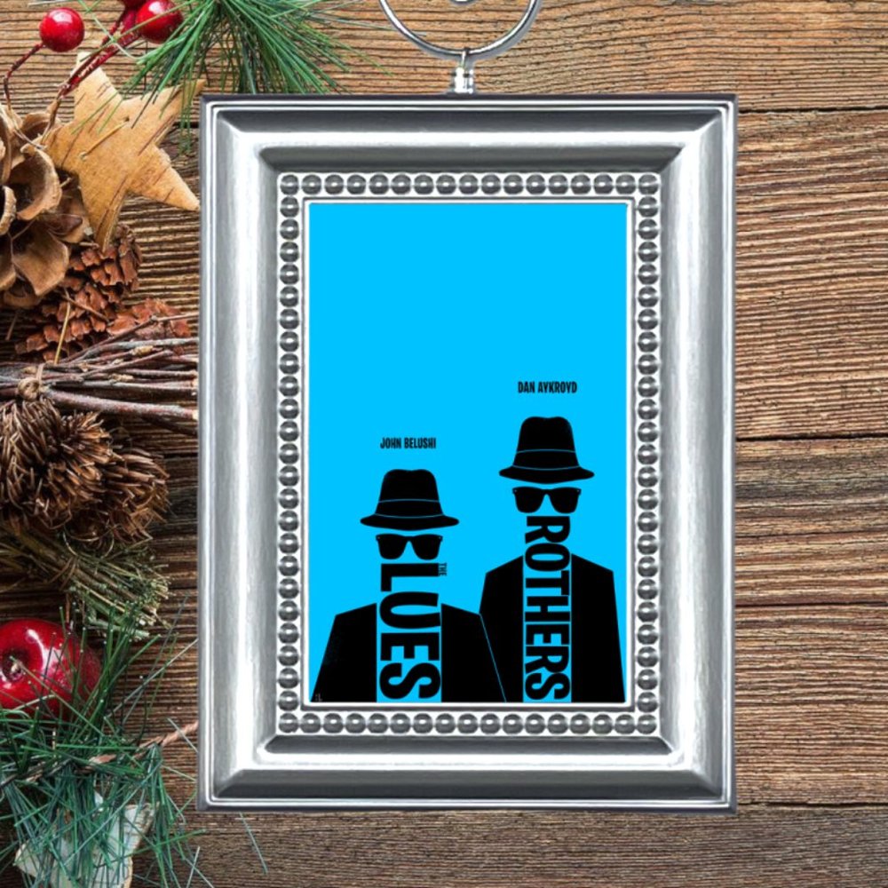 The Blues Brothers Retro Movie Memorabilia Christmas Tree Ornament